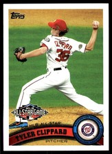 Tyler Clippard 2011 Topps Update #US68 Nationals MLB READ FREE SHIP AutographDen