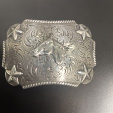 Nocona Horse Head Western Belt Buckle