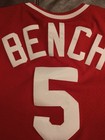 Mitchell & Ness Cincinnati Reds Johnny Bench #5 Jersey-Red White Size 48(XL) — photo 10
