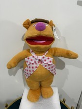 Disney Muppets Show Fozzy Bear Plush Toy Jim Henson 28cm Tall With Tags