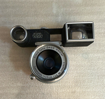 Leitz Summaron 3.5cm Lens with Binocular Attatchment for M3