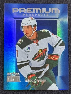 2023-24 Skybox Metal #PP-28 Brock Faber SkyBox Premium Prospects Minnesota Wild