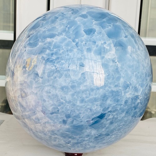 21660 g natürliche blaue Celestit Kristallkugel Kugel Heilung Madagaskar - Bild 9 von 12