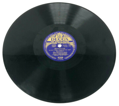 10'' Schellackplatte Decca F 43057 Lied der Oculi 3 + 4 (W11)