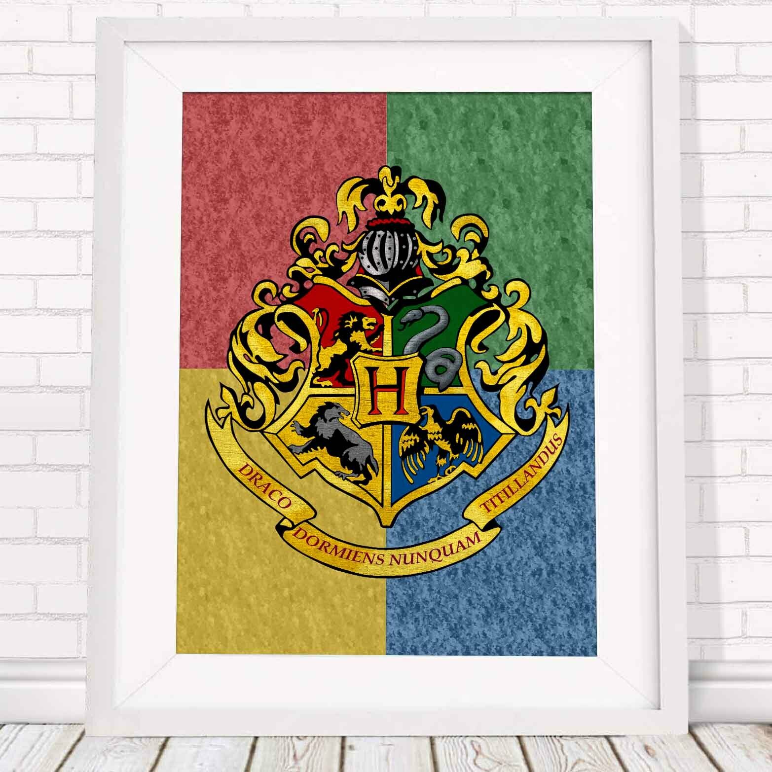 Harry Potter - Hogwarts School Emblem Poster Picture Print Sizes A5 to ...