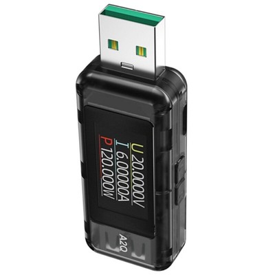 A2Q USB and Current Meter Tester Fast Charging 8A 120W USB