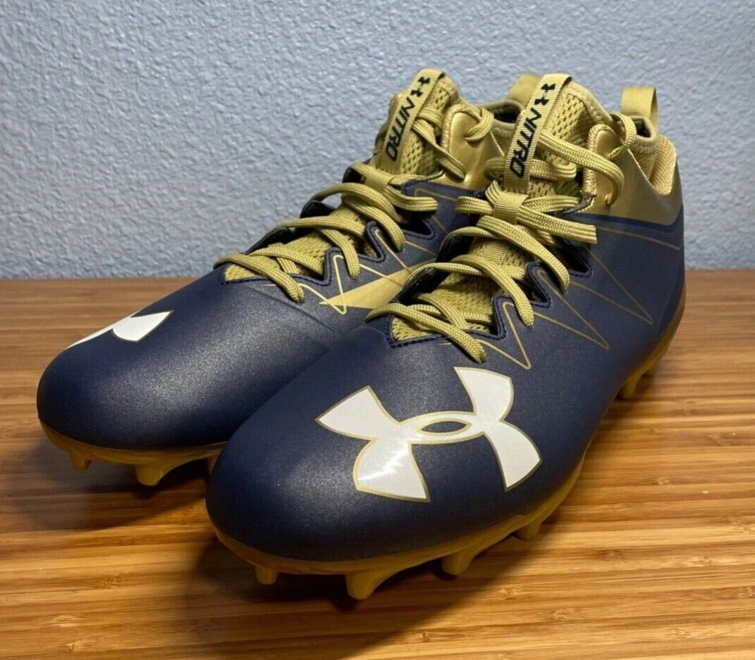 Navy and gold football clearance cleats