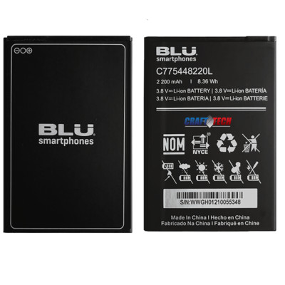 Blu R2 Battery BLU cell phone Original OEM battery C775448220L 2200mAh for BLU C5L ...