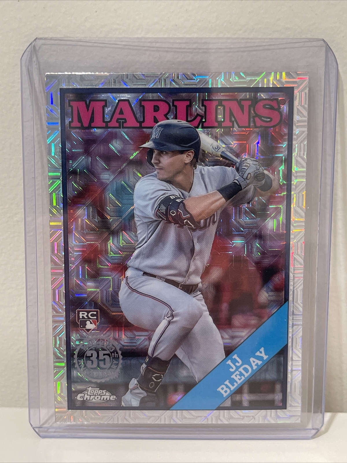 2023 Topps Series 1 JJ Bleday Rookie Silver Pack 1988 Chrome Mojo #T88C-58