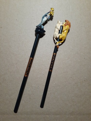 2 Vintage 1990s Walt Disney Lion King Pencils W Topper Simba Nala Rafiki Simba Ebay
