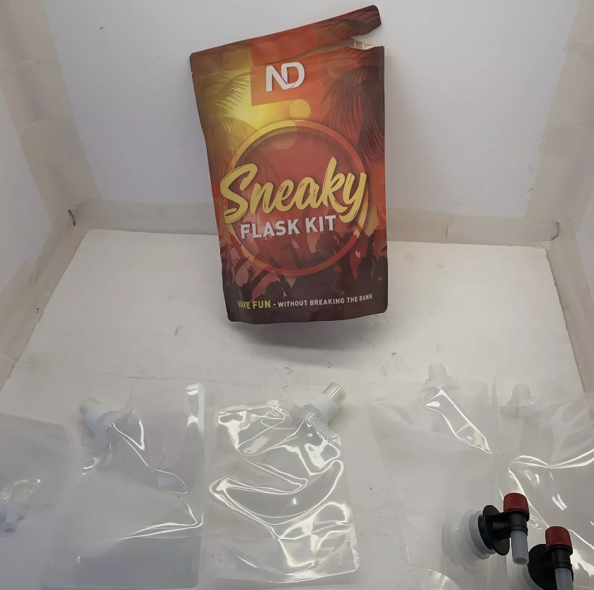 ND Sneaky Flask Kit Travel Plastic Drinks Flasks Cruise Kit eBay