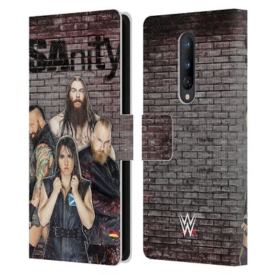 OFFICIAL WWE SANITY LEATHER BOOK WALLET CASE COVER FOR ONEPLUS PHONES