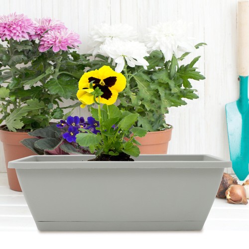 8 Sets of Window Box Planter Vegetable Flower Planter Box Rectangular Flower - Picture 5 of 12