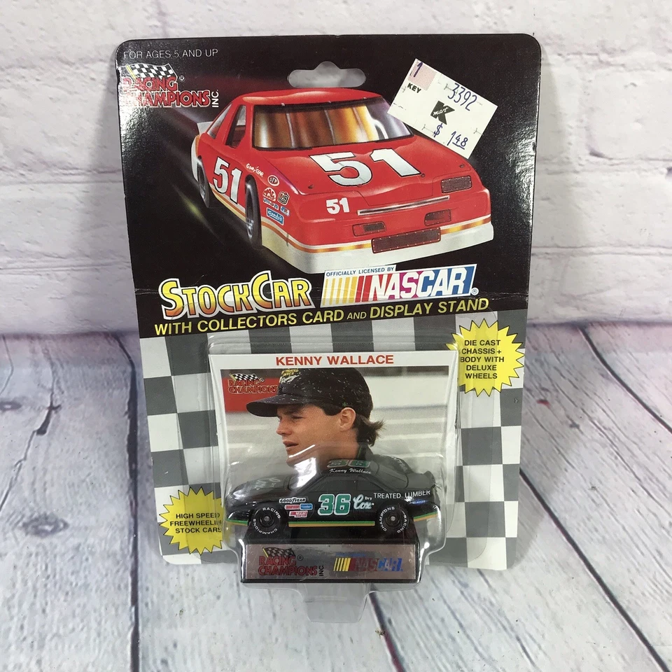 Coche diecast Kenny Wallace #36 Cox Lumber 1991 Racing Champions Nascar 1:64 de colección Foto 2 de 4