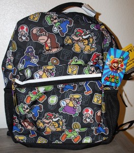 mochilas escolares de mario bros