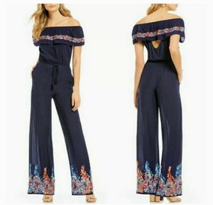 navy blue romper pants