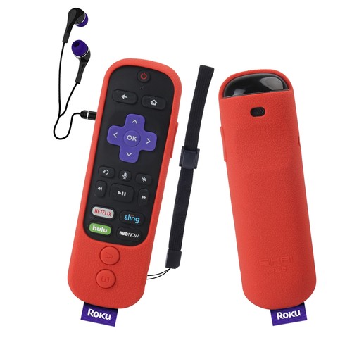 Anti-Lost Silicone Protective Cover Case For Roku Ultra with Power Button Remote - Picture 8 of 17