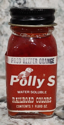 FLOQUIL POLLY S RAILROAD MODEL PAINT 1oz - PR30 REEFER ORANGE