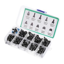 180PCS Tactile Push Button Switch Micro Momentary Tact Assortment Kit 10 Types