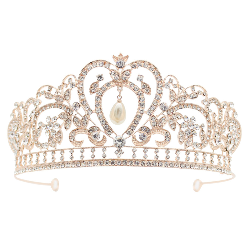 Prom Pageant Party Bridal Headpiece Shiny Tiara Crown Women's