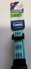 NEW Coastal Pet Ribbon Adjustable Nylon Dog Cat Collar 8"-12" XS Xtra Small