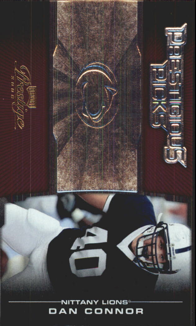 2008 Playoff Prestige Prestigious Picks Purple #36 Dan Connor Card