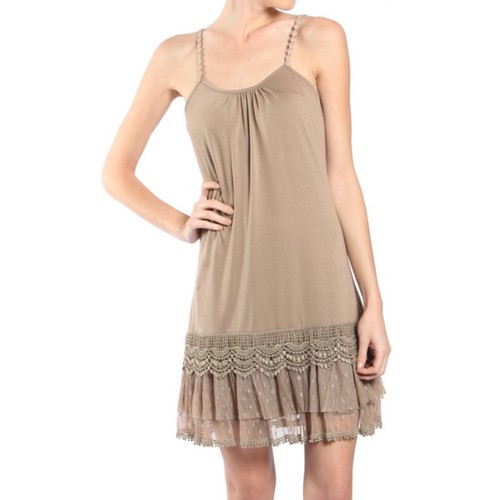 Ryu Cocoa Camisole Long Tunic Slip 