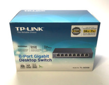 TP-LINK TL-SG108 - 8-PORT GIGABIT DESKTOP SWITCH - NEW OPEN BOX