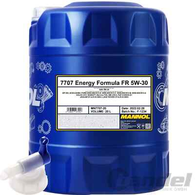 20L MANNOL ENERGY FORMULA FR 5W30 ÖL passend für M2C913-D 913-C 913-B 913-A