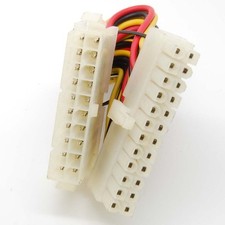 ATX 20 Pin Female to 24 Pin Male F/M Power Supply Adapter Cable for Motherboard