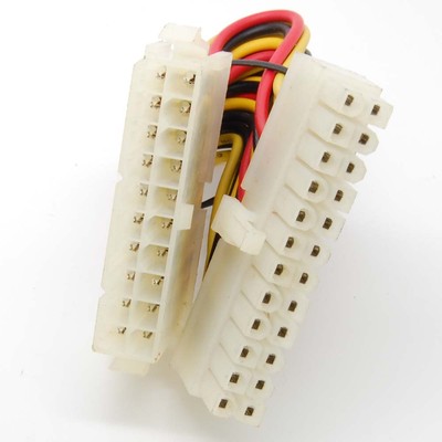 ATX 20 Pin Female to 24 Pin Male F/M Power Supply Adapter Cable