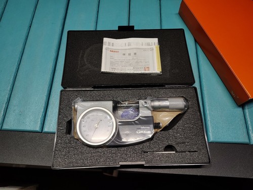Mitutoyo Dial Indicating Retractable Anvil Outside Micrometer 0-25mm 0.001mm - Picture 4 of 7