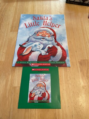 Santa 's Little Helper. Paperback book and audio cd