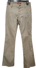 Dickies Girl Juniors Classic 5 Pocket Skinny Pant N882 The Worker Size 0 Tan