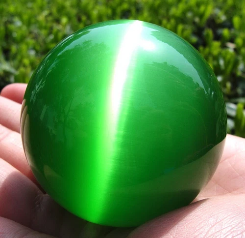60/80MM Cat's Eye Crystal Ball Orb Sphere Healing ball Furnishing articles - Picture 36 of 39