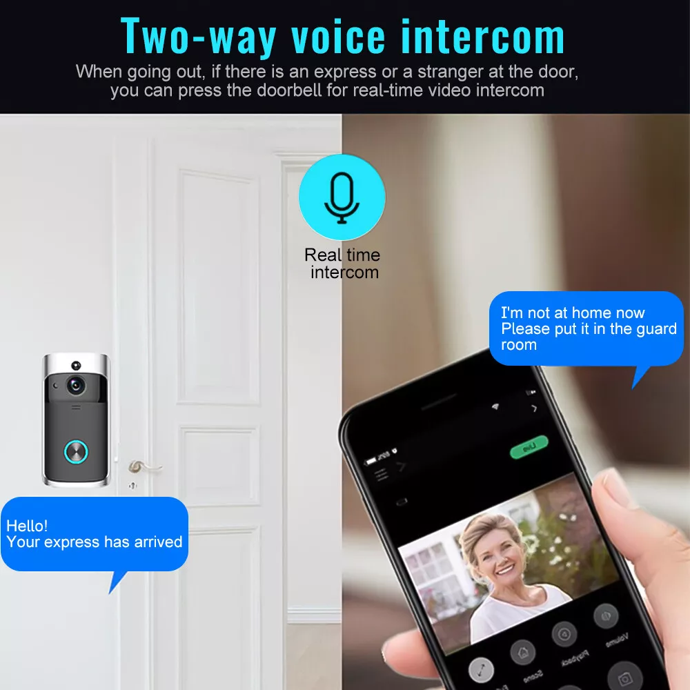 Ring Video Doorbell - Smart Wireless WiFi Doorbell Camera with