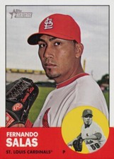 2012 Topps Heritage #336 Fernando Salas