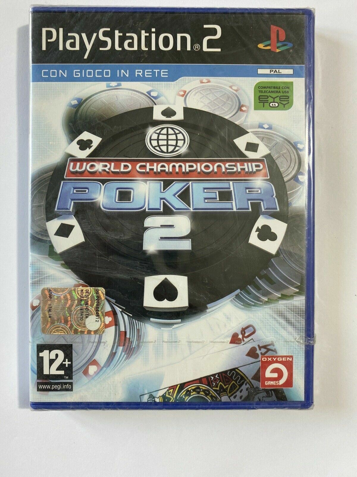 WORLD CHAMPIONSHIP POKER 2 - SONY PS2 - VIDEOGIOCO NUOVO SIGILLATO NEW PAL