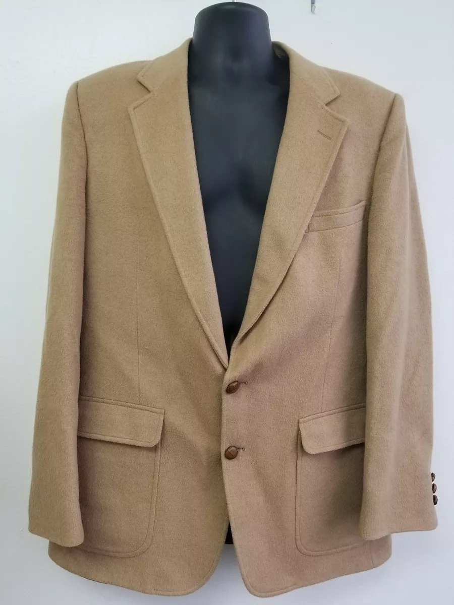 Stafford camel hotsell hair sport coat