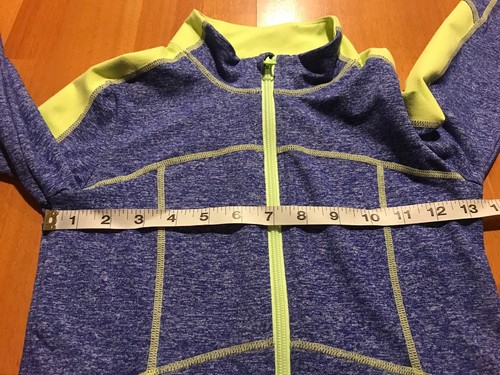 ZELLA GIRL Full Zip Jacket Active Fitness Yoga Sweatshirt Size Medium 8/10 Kids - Picture 4 of 7