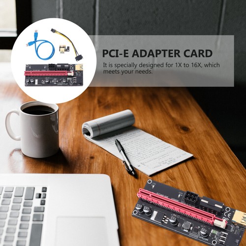 PCIE Adapter Card Egpu Riser Durable Extension 1X to 16X Graphics - 第 3/12 張圖片