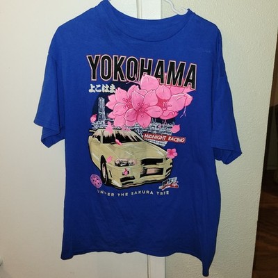 Papercut Yokohama Tokyo Racing Team Sikura Midnight Drift T-Shirt Size XL