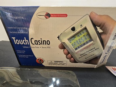 Excalibur Touch Casino Solitaire Draw Poker Deuces Wild Handheld Game