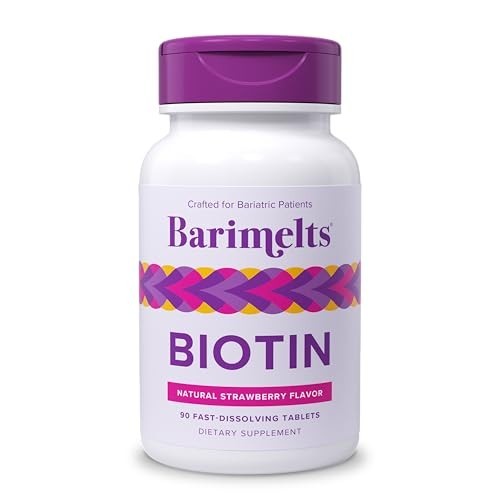 Biotin 5000mcg, 90 schnell auflösende (3-Monatsvorrat), zuckerfreie bariatrische Vit... - Bild 1 von 8