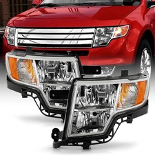 - for 2007 2008 2008 2010 Ford Edge Chrome Housing Factory Style Headlights Head