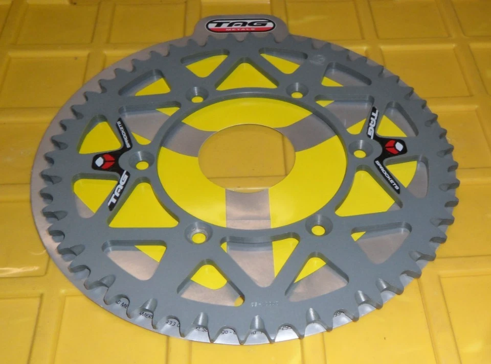 Piñón trasero NOS TAG Metals moto 24001-53 53T 10 3/4" Suzuki RM RM250 Foto 2 de 4