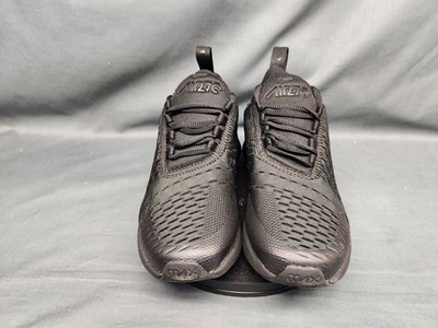 Size 3.5 (GS) - Nike Air Max 270 Low Triple Black for sale online | eBay