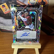 2023 Jordan Lawlar Prizm AUTO PP-JL Cracked Ice Prizm Potential Penmanship SP!