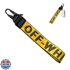 Geetgg Car Key Chain, Fabric Keychain Wrist Lanyard, Car Accessories Key Ring