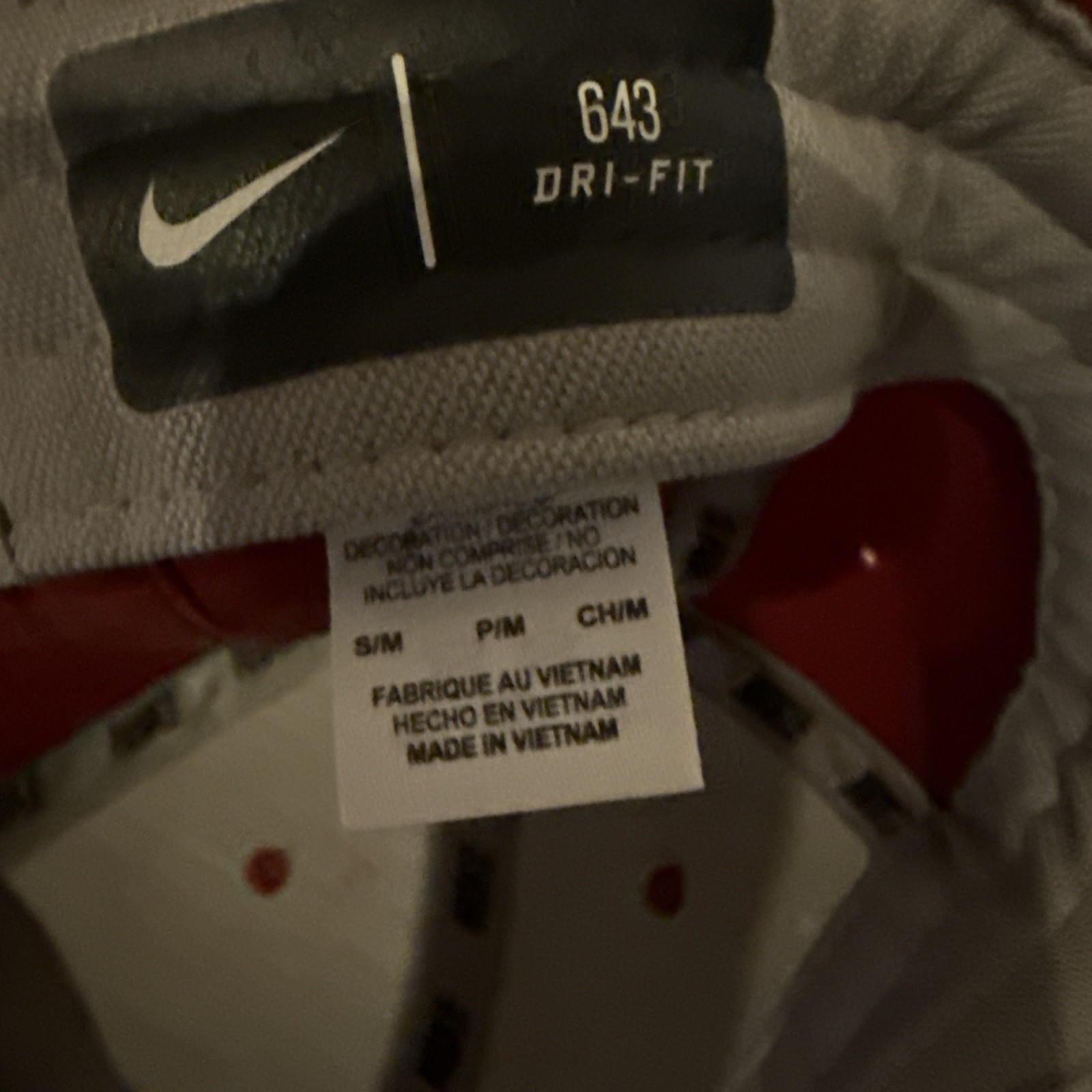 Rare Nike Alabama Crimson Tide Hat Cap Fitted Size Small 643 Dri-Fit image 4
